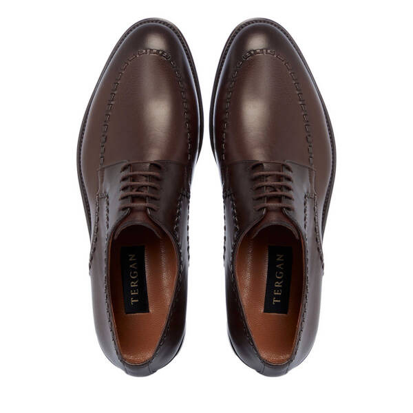 Kahverengi Deri Erkek Klasik Ayakkabı - E25I1AY57200-B90 - 5