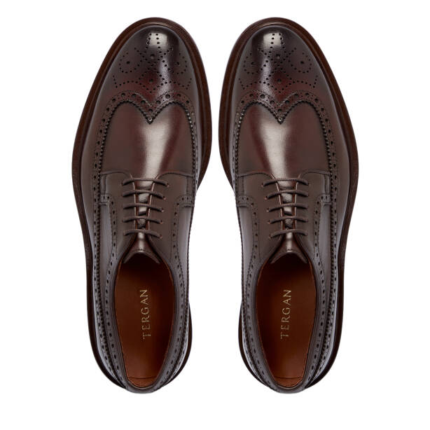 Kahverengi Deri Erkek Klasik Ayakkabı - E25S1AY57453-O8T - 5