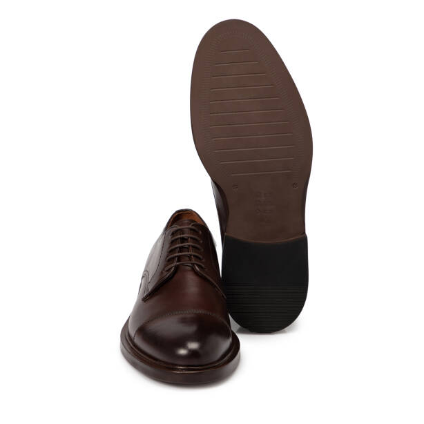 Kahverengi Deri Erkek Klasik Ayakkabı - E25S1AY57454-O8T - 4