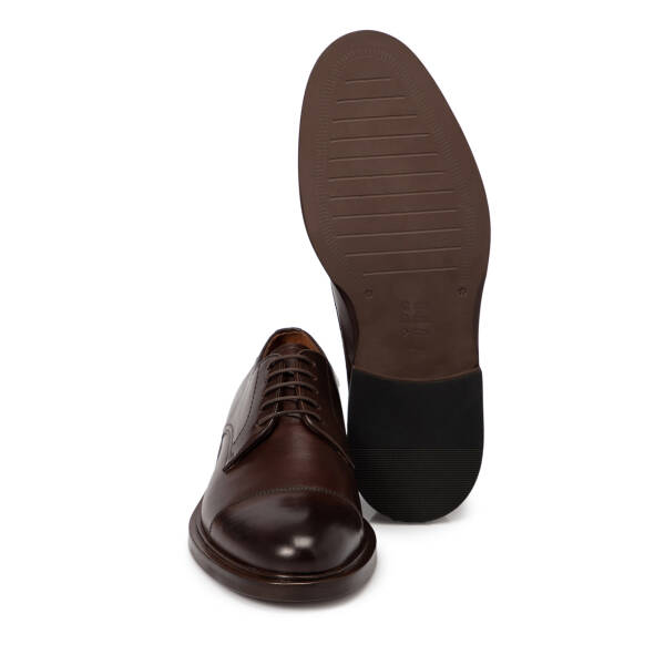 Kahverengi Deri Erkek Klasik Ayakkabı - E25S1AY57454-O8T - 4