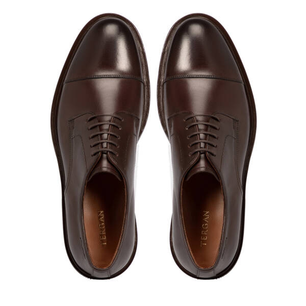 Kahverengi Deri Erkek Klasik Ayakkabı - E25S1AY57454-O8T - 5