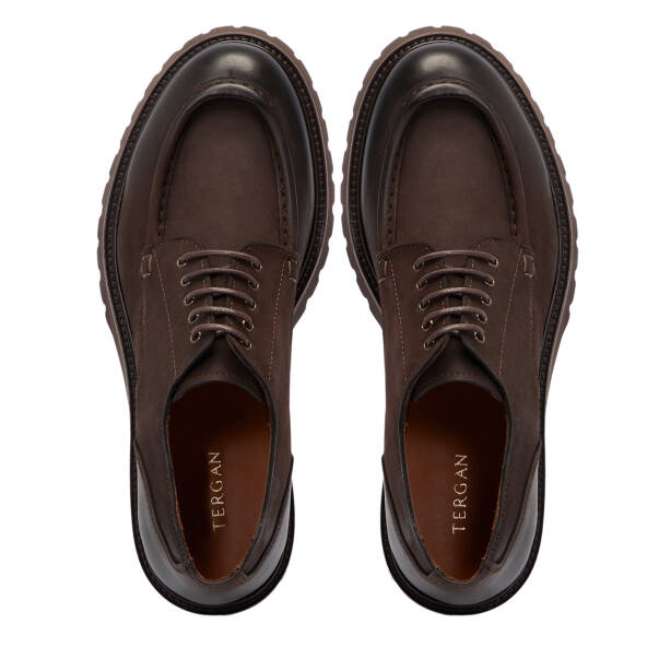 Kahverengi Deri Erkek Klasik Ayakkabı - E25S1AY57460-A24 - 5