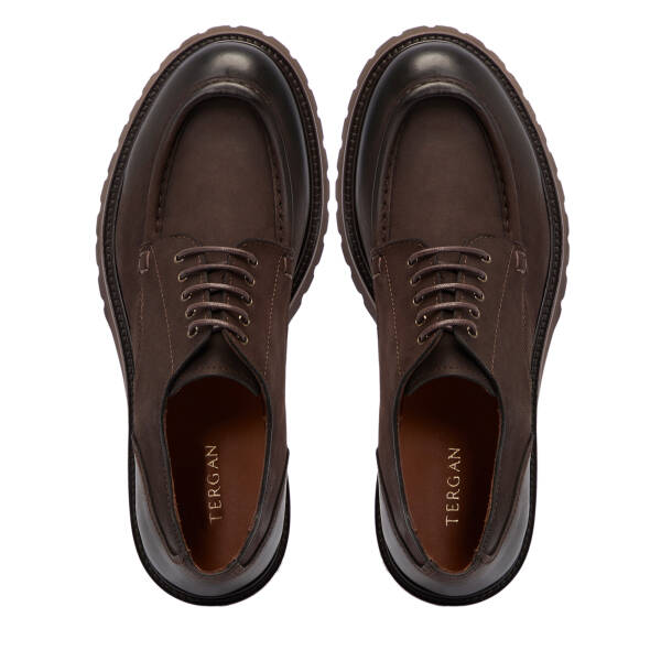 Kahverengi Deri Erkek Klasik Ayakkabı - E25S1AY57460-A24 - 5