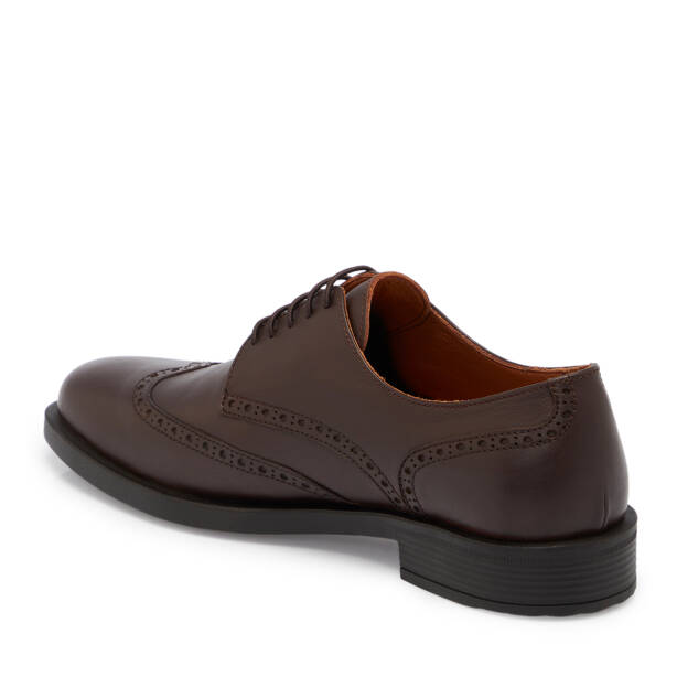 Kahverengi Deri Erkek Klasik Ayakkabı - E25S1AY57480-A24 - 2