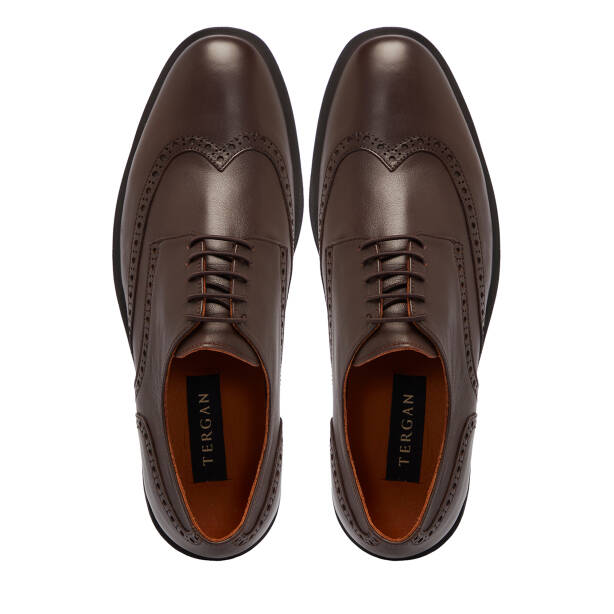 Kahverengi Deri Erkek Klasik Ayakkabı - E25S1AY57480-A24 - 5