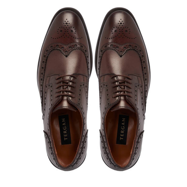 Kahverengi Deri Erkek Klasik Ayakkabı - E25S1AY57504-V94 - 5