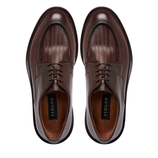 Kahverengi Deri Erkek Klasik Ayakkabı - E25S1AY57505-V94 - 5