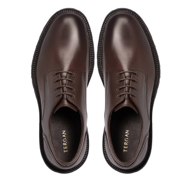 Kahverengi Deri Erkek Klasik Ayakkabı - E25S1AY57523-O8T - 5