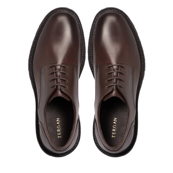 Kahverengi Deri Erkek Klasik Ayakkabı - E25S1AY57523-O8T - 5