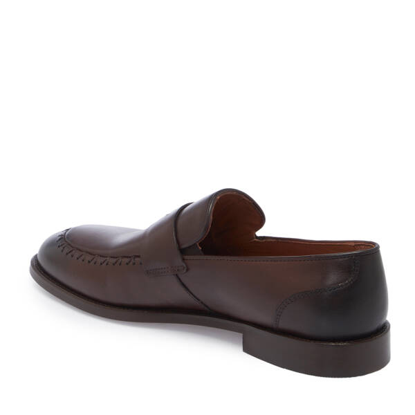 Kahverengi Deri Erkek Klasik Ayakkabı - E25S1AY57530-B90 - 2