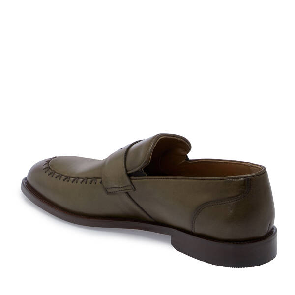 Kahverengi Deri Erkek Klasik Ayakkabı - E25S1AY57530-Q94 - 2