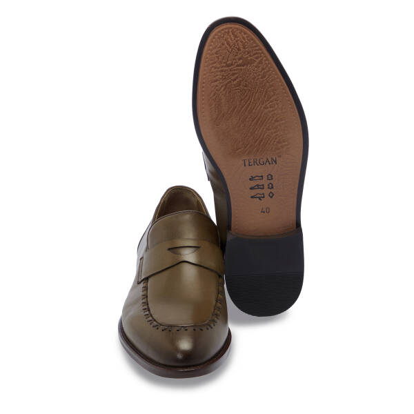 Kahverengi Deri Erkek Klasik Ayakkabı - E25S1AY57530-Q94 - 4