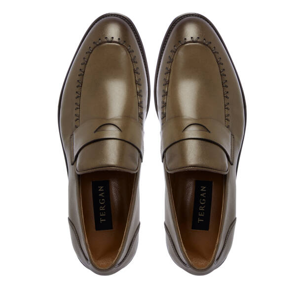 Kahverengi Deri Erkek Klasik Ayakkabı - E25S1AY57530-Q94 - 5