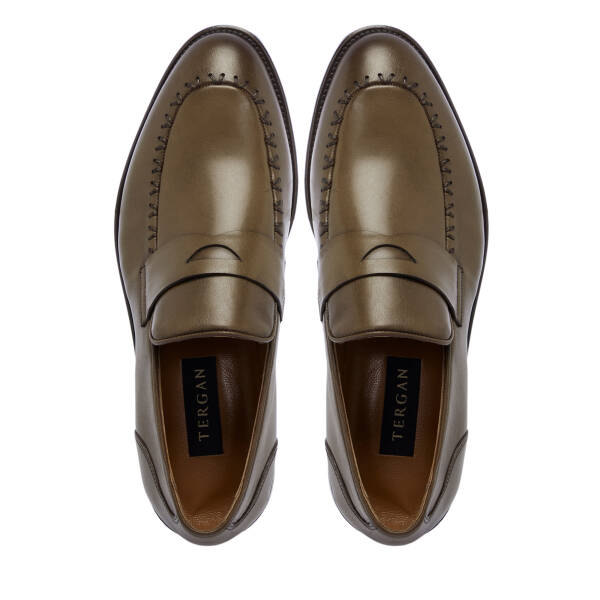 Kahverengi Deri Erkek Klasik Ayakkabı - E25S1AY57530-Q94 - 5