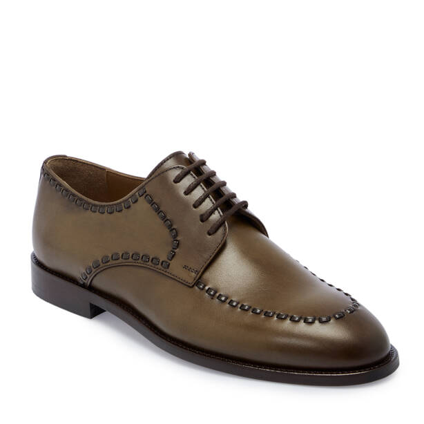 Kahverengi Deri Erkek Klasik Ayakkabı - E25S1AY57531-Q94 