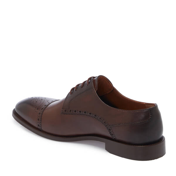 Kahverengi Deri Erkek Klasik Ayakkabı - E25S1AY57533-B90 - 2