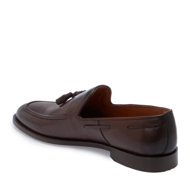 Kahverengi Deri Erkek Klasik Ayakkabı - E25S1AY57534-B90 - 2