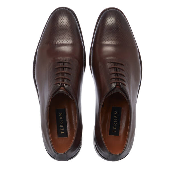 Kahverengi Deri Erkek Klasik Ayakkabı - E25S1AY57535-B90 - 5