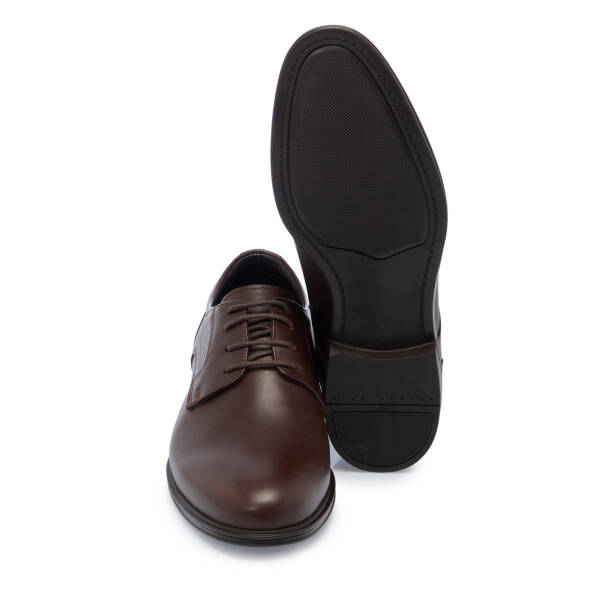Kahverengi Deri Erkek Klasik Ayakkabı - E25S1AY57551-A24 - 4