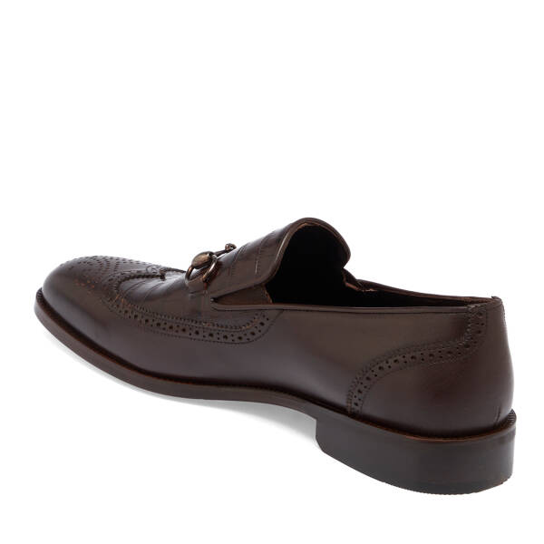 Kahverengi Deri Erkek Klasik Ayakkabı - E25S1AY57567-B90 - 2