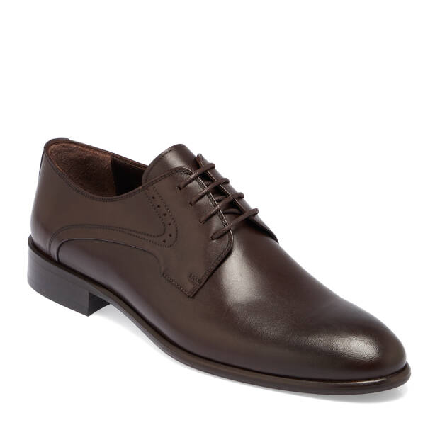 Kahverengi Deri Erkek Klasik Ayakkabı - E25S1AY57568-B90 