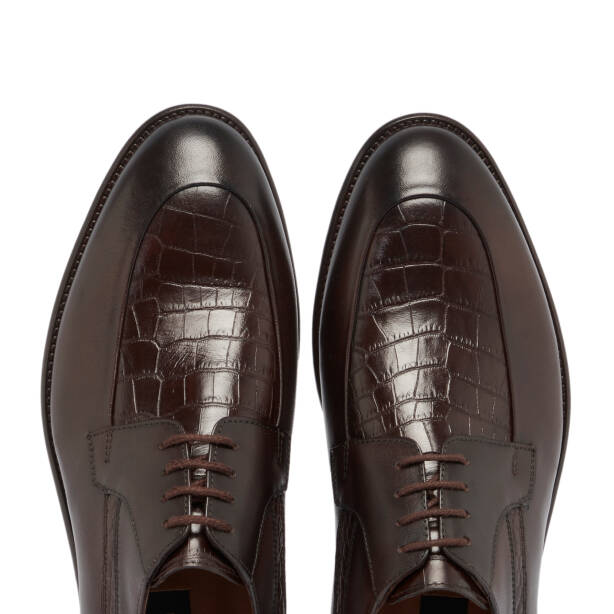 Kahverengi Deri Erkek Klasik Ayakkabı - E25S1AY57570-B90 - 5