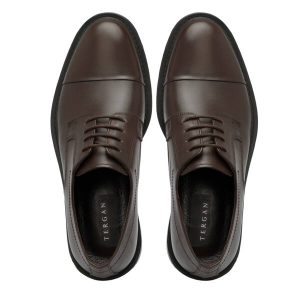 Kahverengi Hakiki Deri Erkek Klasik Ayakkabı - E25S1AY57650-A24 - Tergan