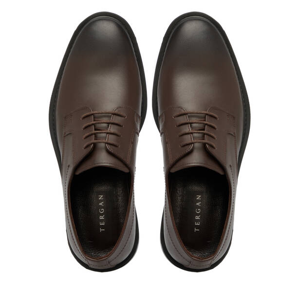 Kahverengi Hakiki Deri Erkek Klasik Ayakkabı - E25S1AY57651-A24 - Tergan