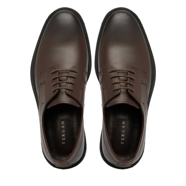 Kahverengi Hakiki Deri Erkek Klasik Ayakkabı - E25S1AY57651-A24 - 5