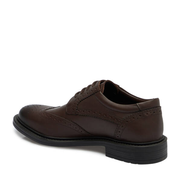 Kahverengi Hakiki Deri Erkek Klasik Ayakkabı - E25S1AY57652-A24 - 2