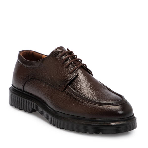Kahverengi Hakiki Deri Erkek Klasik Ayakkabı - E25S1AY57670-A42 - 1