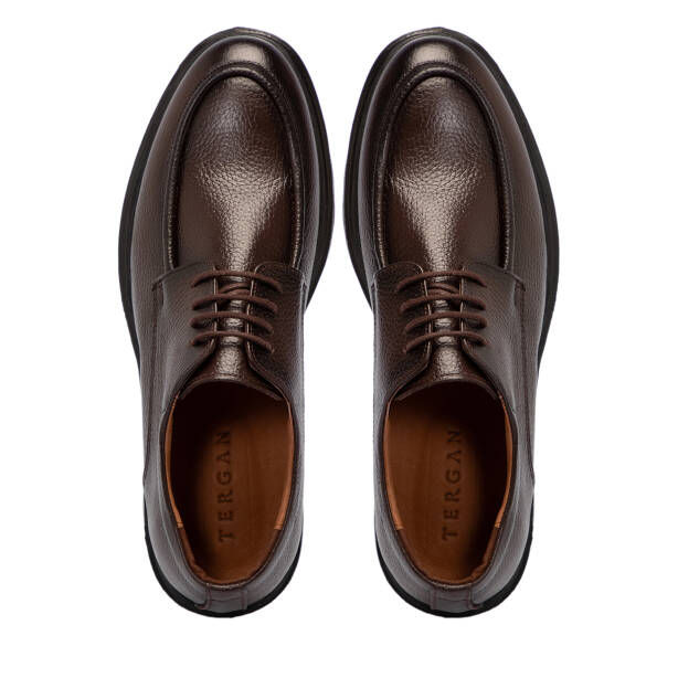 Kahverengi Hakiki Deri Erkek Klasik Ayakkabı - E25S1AY57670-A42 - 5