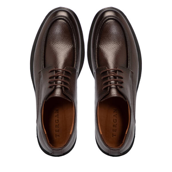 Kahverengi Hakiki Deri Erkek Klasik Ayakkabı - E25S1AY57670-A42 - 5