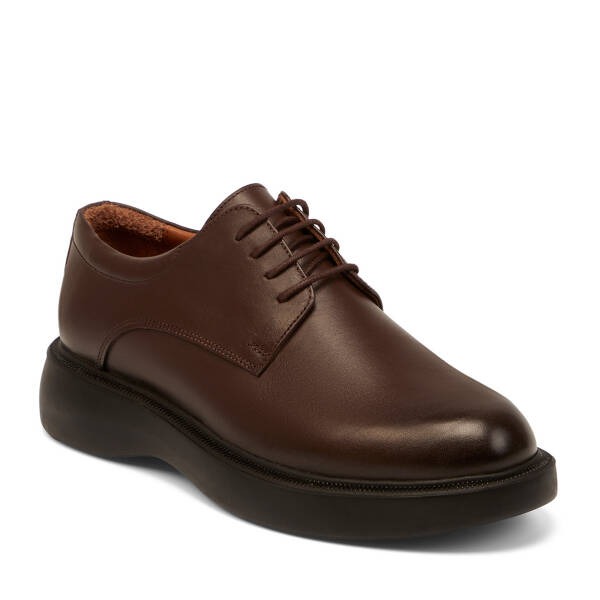 Kahverengi Hakiki Deri Erkek Klasik Ayakkabı - E25S1AY57674-A24 - 2
