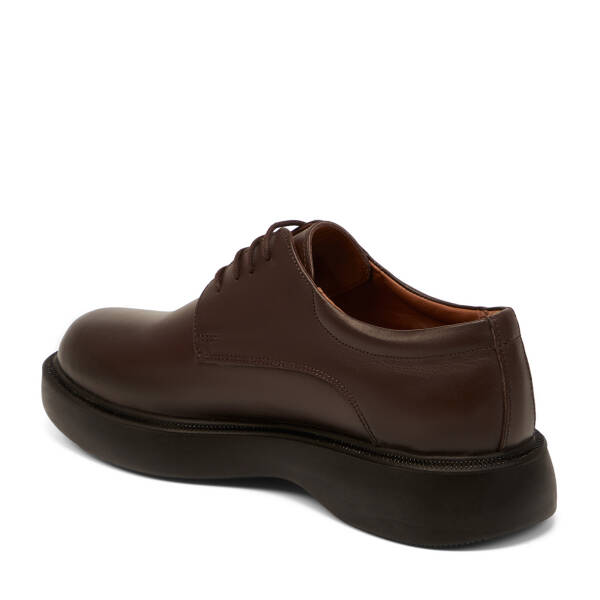 Kahverengi Hakiki Deri Erkek Klasik Ayakkabı - E25S1AY57674-A24 - 3