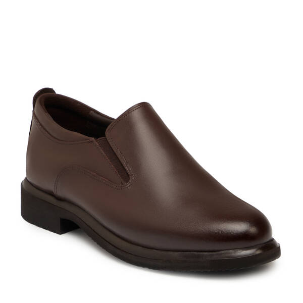 Kahverengi Hakiki Deri Erkek Klasik Ayakkabı - E25S1AY57686-A24 - 2