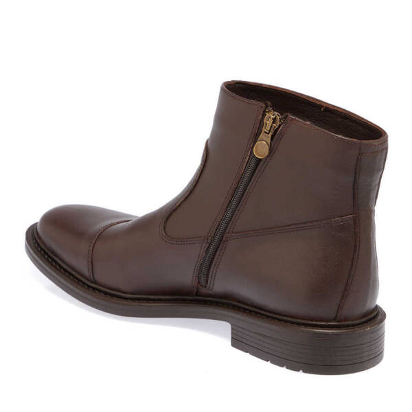 Kahverengi Hakiki Deri Erkek Klasik Bot - E23K1BT56416-A24 - 3