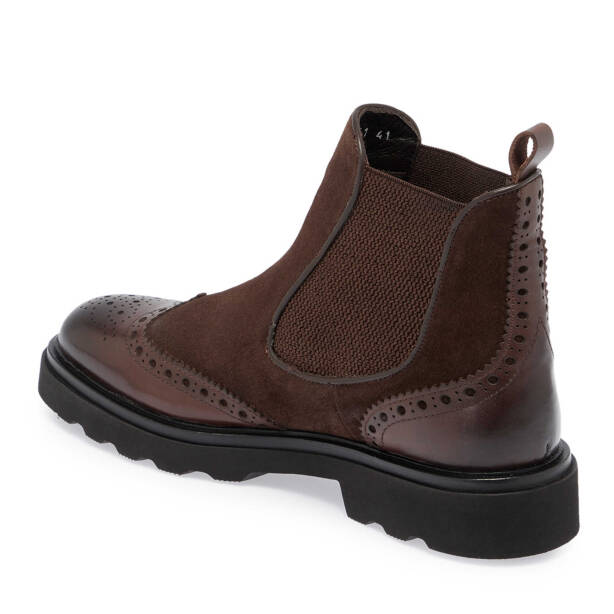 Kahverengi Deri Erkek Klasik Bot - E24K1BT57044-B90 - Tergan