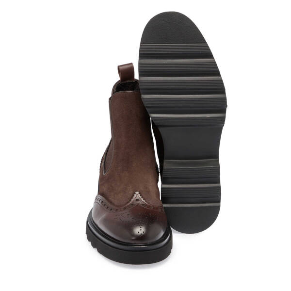 Kahverengi Deri Erkek Klasik Bot - E24K1BT57044-B90 - 4