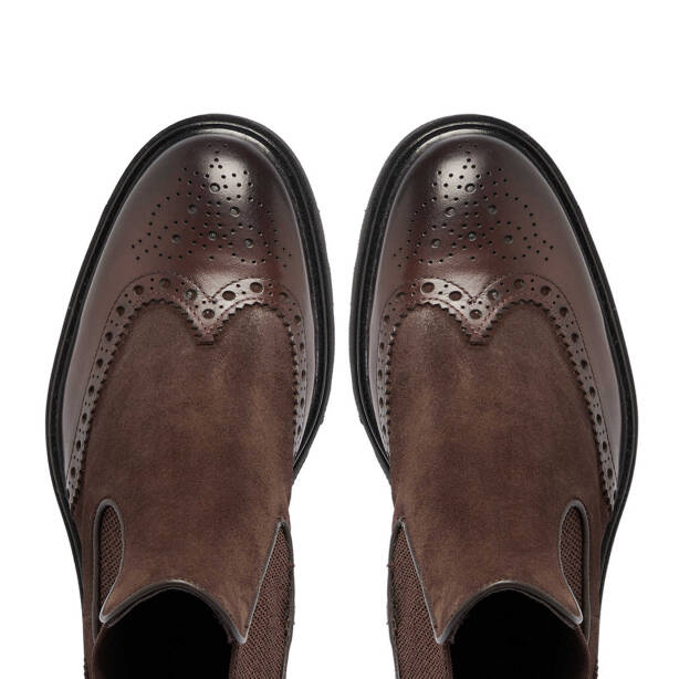 Kahverengi Deri Erkek Klasik Bot - E24K1BT57044-B90 - 5