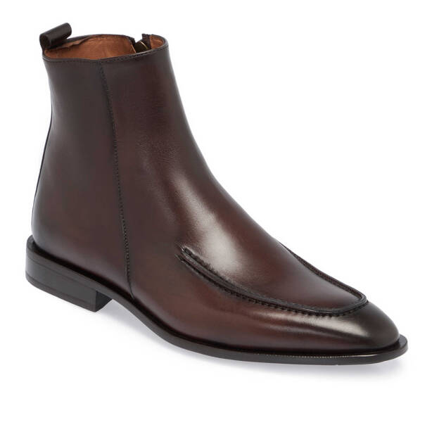 Kahverengi Deri Erkek Klasik Bot - E24K1BT57113-B90 - Tergan