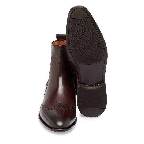 Kahverengi Deri Erkek Klasik Bot - E24K1BT57114-B90 - Tergan