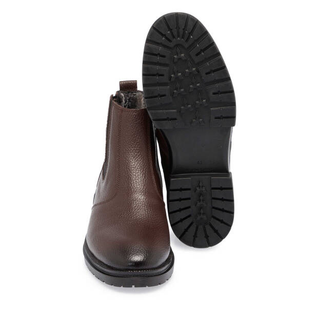 Kahverengi Deri Erkek Klasik Bot - E24K1BT57117-A42 - Tergan