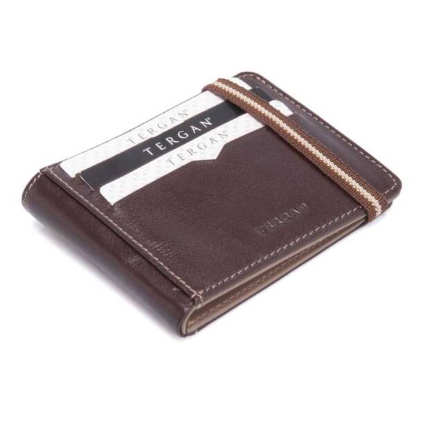 Kahverengi Deri Erkek Kredi Kartlık - S1KK00001600-A8K - Tergan