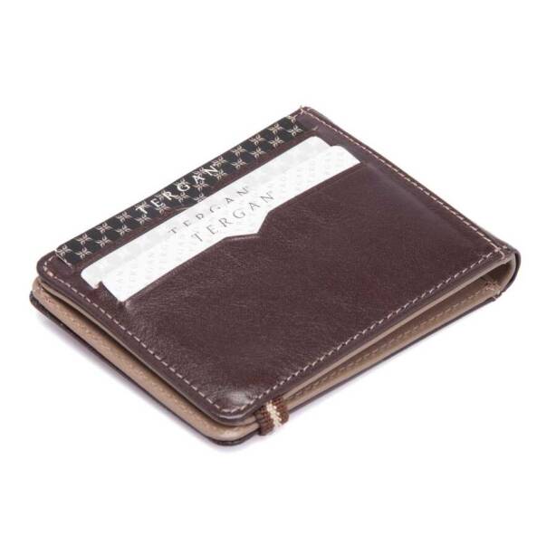 Kahverengi Deri Erkek Kredi Kartlık - S1KK00001600-A8K - Tergan