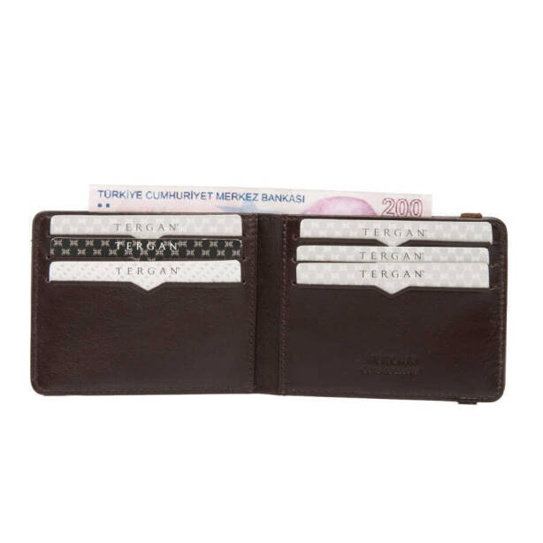 Kahverengi Deri Erkek Kredi Kartlık - S1KK00001600-B07 - 3