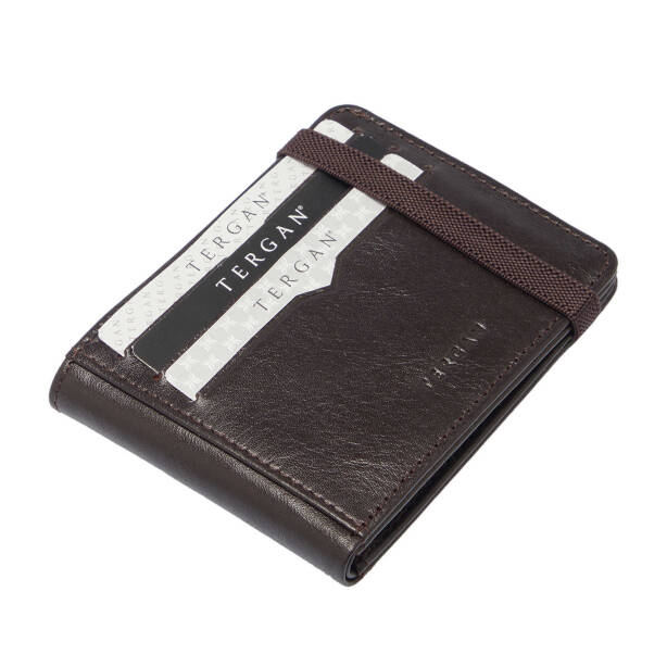 Kahverengi Deri Erkek Kredi Kartlık - S1KK00001600-B07 