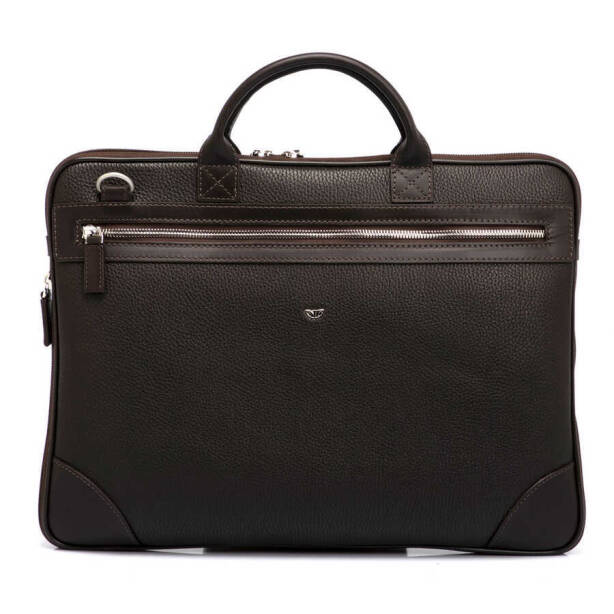 Kahverengi Deri Erkek Laptop Çantası - S1LC00021111-P18 