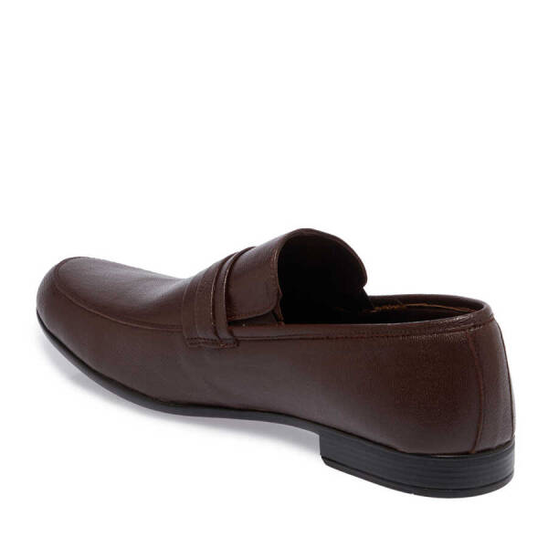 Kahverengi Hakiki Deri Erkek Loafer - E24I1AY56594-A24 - 3
