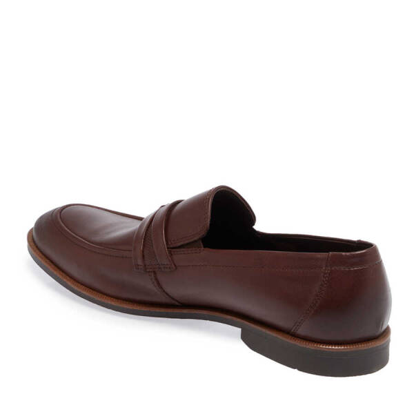 Kahverengi Hakiki Deri Erkek Loafer - E24I1AY56681-M5Z - 3